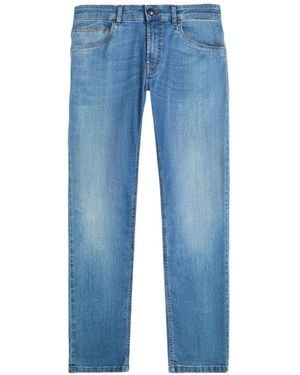 Fay Slim-Fit Denim Jeans - Blue