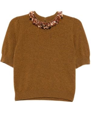 Ulla Johnson Liv Top - Brown