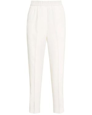 Peserico Elasticated-waist trousers - Blanco