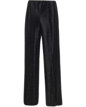 Elena Miro Sequin-Embellishment Trousers - Black