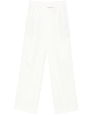 Rohe Pleated Wool-Blend Pants - White