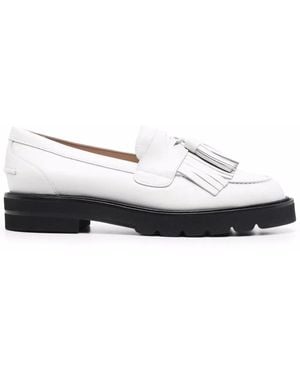 Stuart Weitzman Mila タッセル ローファー - ホワイト
