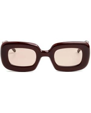Kaleos Eyehunters Balin Square-Frame Sunglasses - Brown