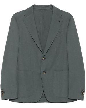 Caruso Button-Fastening Blazer - Green