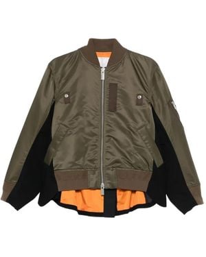 Sacai Zip-Up Jacket - Green