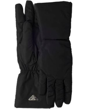 Prada Re-Nylon Gloves - Black