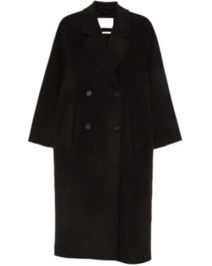 IVY & OAK Doppelreihiger Ioclara Mantel - Schwarz