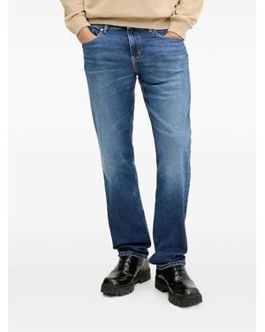 Karl Lagerfeld Logo-Patch Jeans - Blue