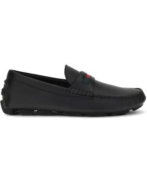 Gucci Leather Loafers - Black