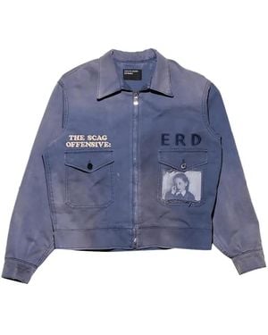 Enfants Riches Deprimes Chaqueta Bordada Con Estampado Gráfico - Azul