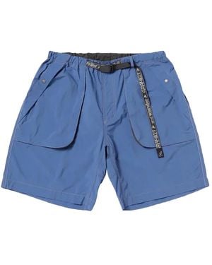 Gramicci X And Wander Brushed Nylon Short - Blue