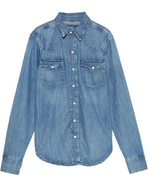 Polo Ralph Lauren Western-Style Snap-Button Shirt - Blue