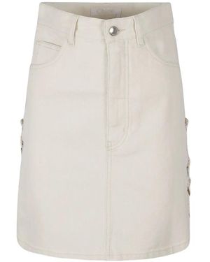 Chloé Lace-Detail Mini Skirt - White