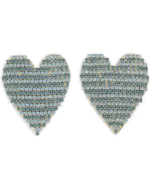 Shourouk Watermelon Embellished Earrings - Metallic