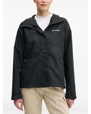 Columbia Hooded Zip-Fastening Jacket - Black
