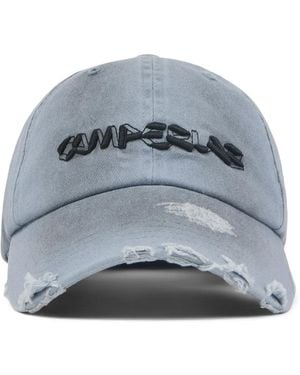 CAMPERLAB Distressed-Effect Baseball Cap - Gray