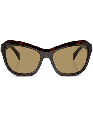 Prada Prada Pr A27S Pilot Sunglasses - Brown