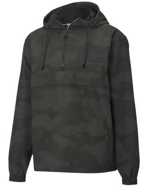 PUMA Giacca A Vento The Hundreds Rev Con Stampa Camouflage - Nero
