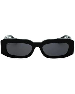 Gucci Rectangle-Frame Sunglasses - Black
