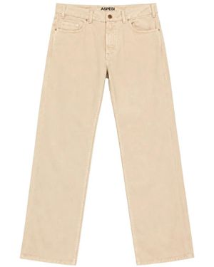 Aspesi Straight-Leg Jeans - Natural