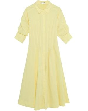 Jonathan Simkhai Cotton Midi Dress - Yellow