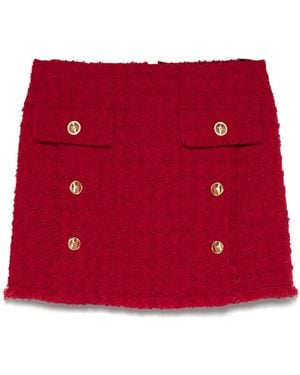 Versace Falda Corta Heritage - Rojo