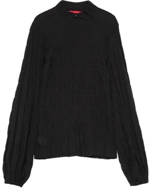 Thelatest Dalila Textured Blouse - Black