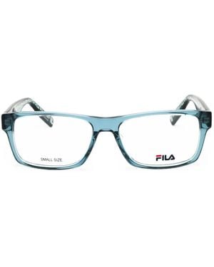 Fila Rectangle-Frame Glasses - White