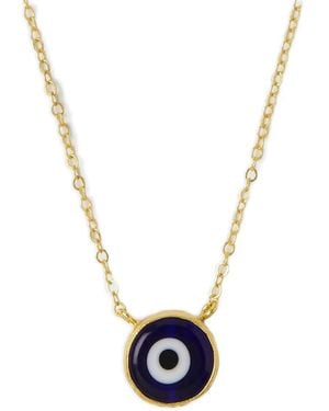 Ottoman Hands Collar Nazar Con Ojo Turco - Blanco