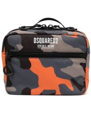 DSquared² Shopper mit Logo-Print - Schwarz