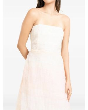 BERNADETTE Odette Strapless Maxi Dress - White