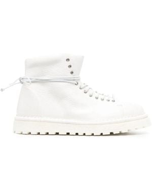 Marsèll Pallottola Pomice Lace-Up Boots - White