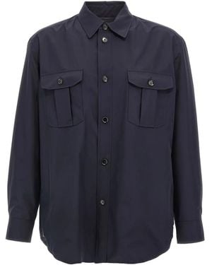 Brioni Giacca-Camicia Vagabond - Blu