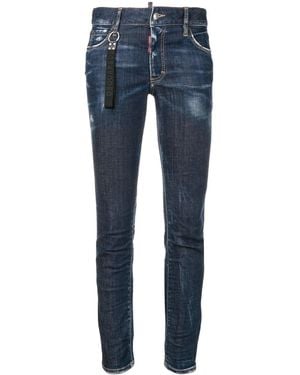 DSquared² Boyfriend-Jeans - Blau