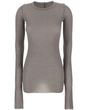 Rick Owens Long-Sleeves Top - Grey