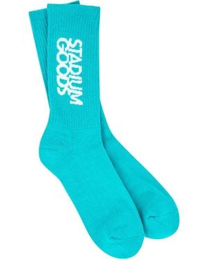Stadium Goods ロゴ靴下 - ブルー