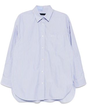 Juun.J Pinstripe Pattern Shirt - White