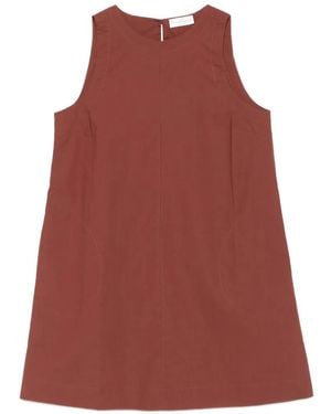Roberto Collina Sleeveless A-Line Mini Dress - Red