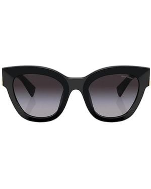 Miu Miu キャットアイ サングラス ブラック | Lyst