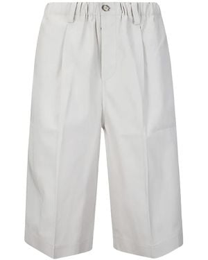 Sofie D'Hoore Pleated-Detail Shorts - White
