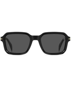 David Beckham Lunettes De Soleil À Monture Carrée - Black