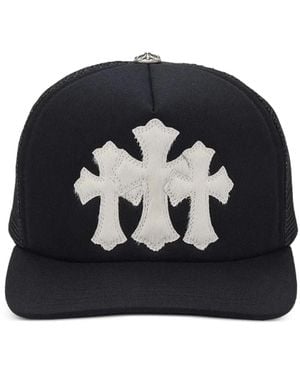 Chrome Hearts Triple Cross Cemetery Mohairmütze - Schwarz