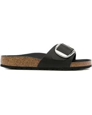 Birkenstock Madrid Big Buckle Sandals - White