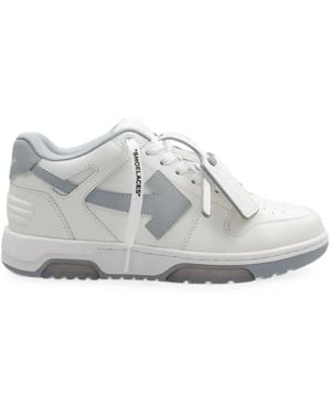 Off-White c/o Virgil Abloh Out Of Office Leather Trainers - White