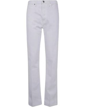 FRAME "The Vertical" High Rise Straight Leg Jeans - Grey