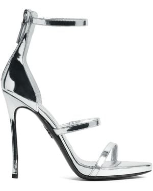 DSquared² Straps Laminated Sandals - White