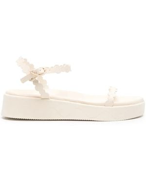 Ancient Greek Sandals Toxo Flatform Sandals - Natural