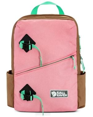 Fjallraven Vardag Logo-Patch Backpack - Pink