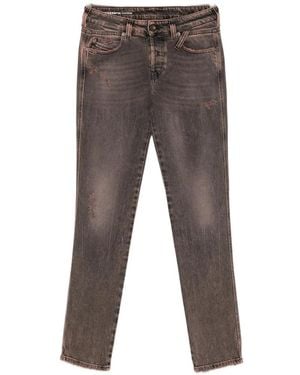 DIESEL Distressed Faded Jeans - Grey