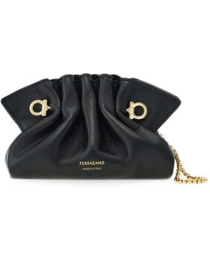 Ferragamo Mini Soft Bag - Black